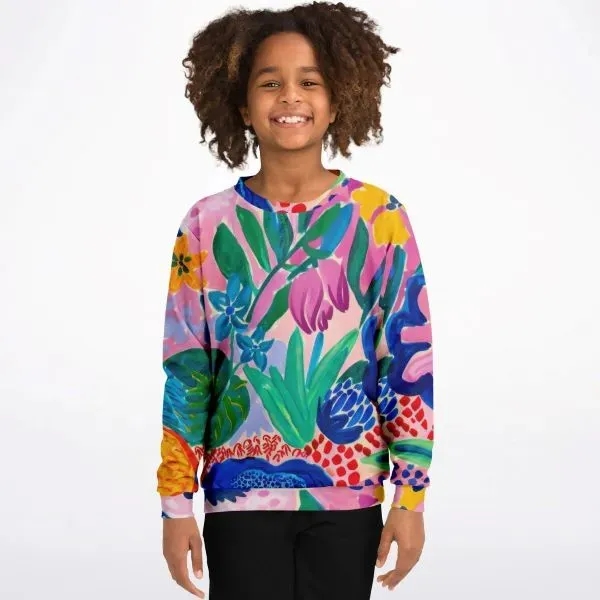 Fashion Kids/Youth Sweatshirt - All Over Print - Fashion Kids/Youth Sweatshirt - All Over Print - Image 0 of 3