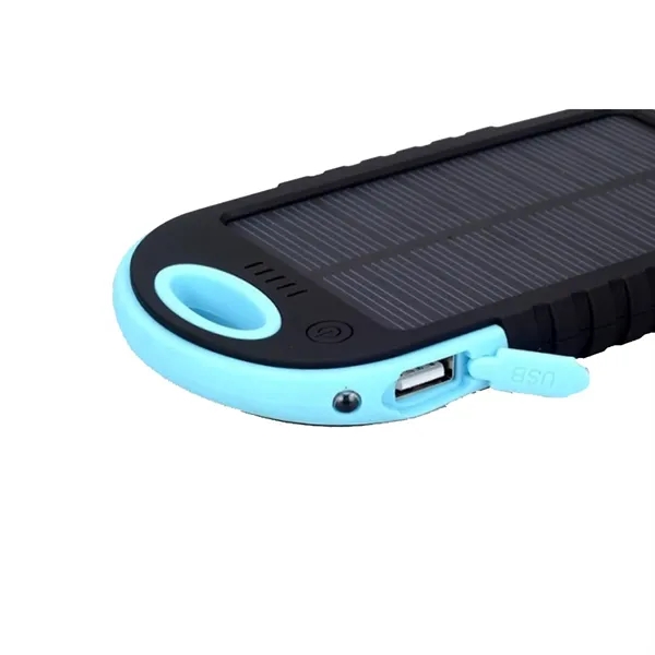 4000mAh Hamilton Portable Solar Power Bank - 4000mAh Hamilton Portable Solar Power Bank - Image 1 of 4