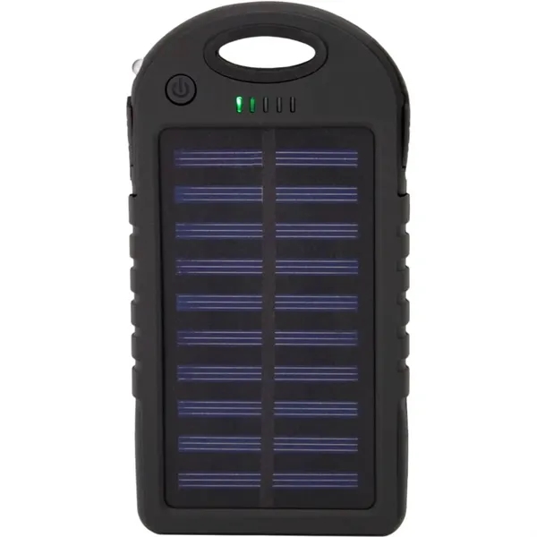 4000mAh Hamilton Portable Solar Power Bank - 4000mAh Hamilton Portable Solar Power Bank - Image 4 of 4