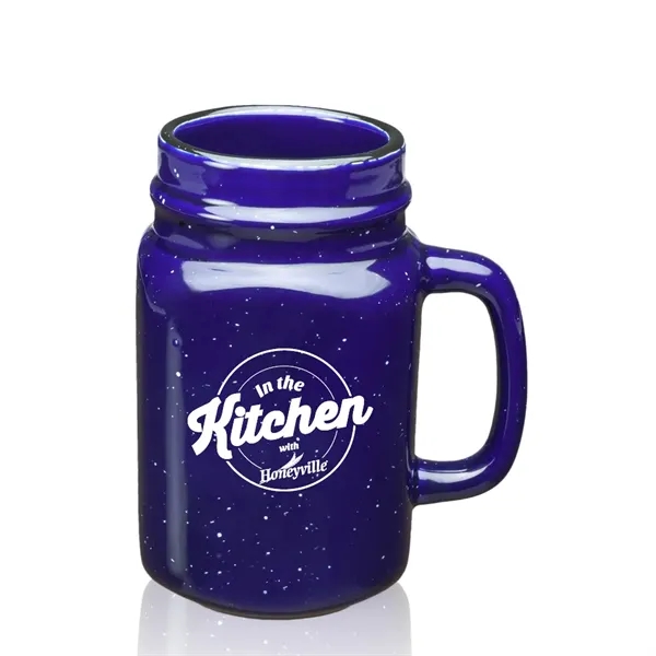 16 oz. Savannah Ceramic Personalized Mason Jar - 16 oz. Savannah Ceramic Personalized Mason Jar - Image 3 of 11