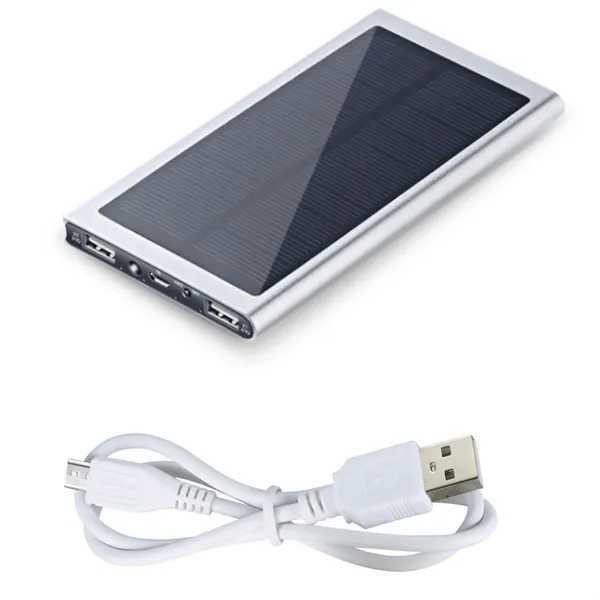 High Capacity Solar Portable Power Bank 6000 mAh - High Capacity Solar Portable Power Bank 6000 mAh - Image 2 of 3