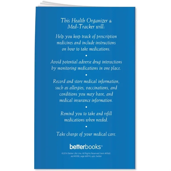 Better Books™ - Health Organizer and Med-Tracker - Better Books™ - Health Organizer and Med-Tracker - Image 2 of 2