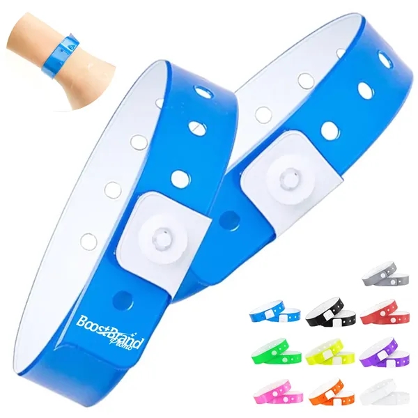 Durable Plastic Event Wristbands - Durable Plastic Event Wristbands - Image 0 of 5