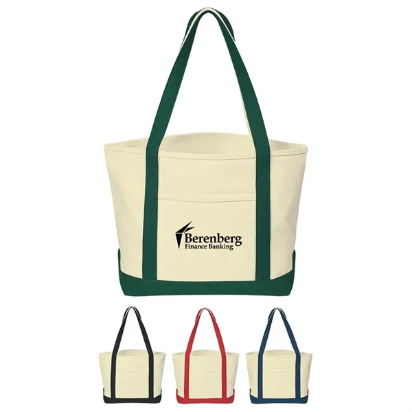 Medium Starboard Cotton Canvas Tote Bag - Medium Starboard Cotton Canvas Tote Bag - Image 0 of 11