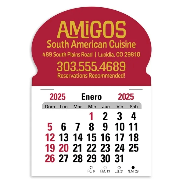 Triumph® Calendars Press-N-Stick Spanish Calendar - Triumph® Calendars Press-N-Stick Spanish Calendar - Image 0 of 7