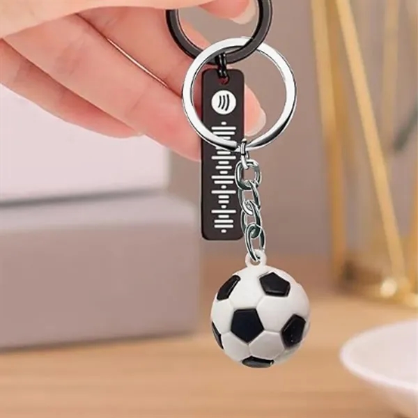 Assorted Sports Ball Keychains - Assorted Sports Ball Keychains - Image 5 of 6