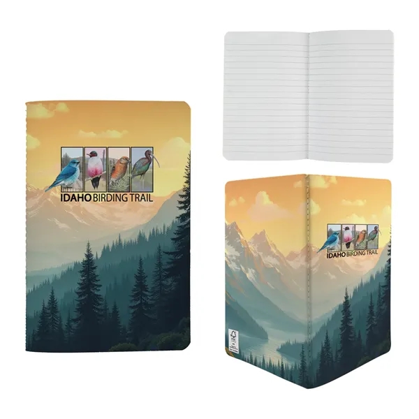 5" x 7" Sewn Paper Cover Notebook - 5" x 7" Sewn Paper Cover Notebook - Image 0 of 1