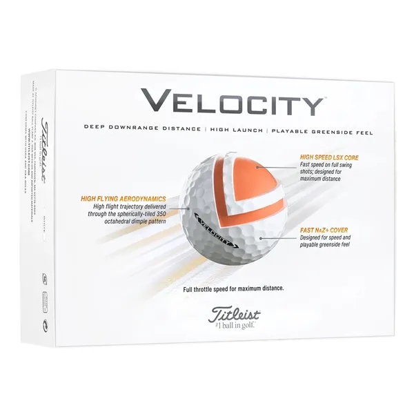 Titleist® Velocity Golf Ball - Titleist® Velocity Golf Ball - Image 2 of 2
