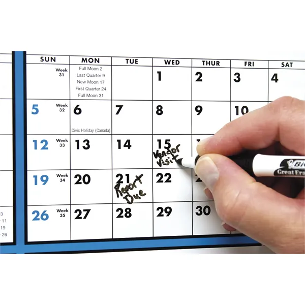 Triumph® Calendars Span-A-Year (Laminated with Marker) Ca... - Triumph® Calendars Span-A-Year (Laminated with Marker) Ca... - Image 9 of 9