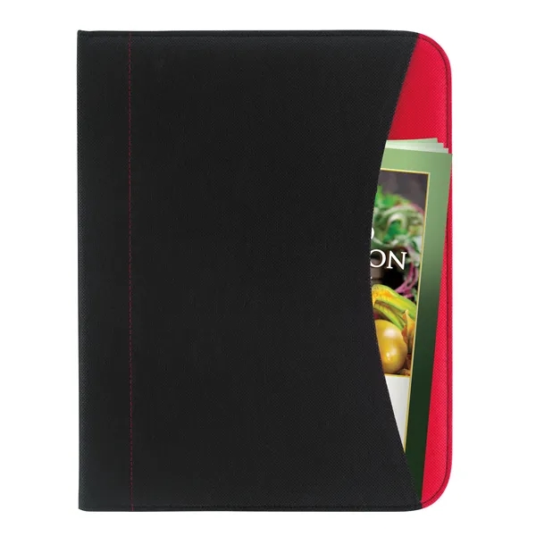 Good Value™ Non-Woven Curve Padfolio - Good Value™ Non-Woven Curve Padfolio - Image 4 of 9