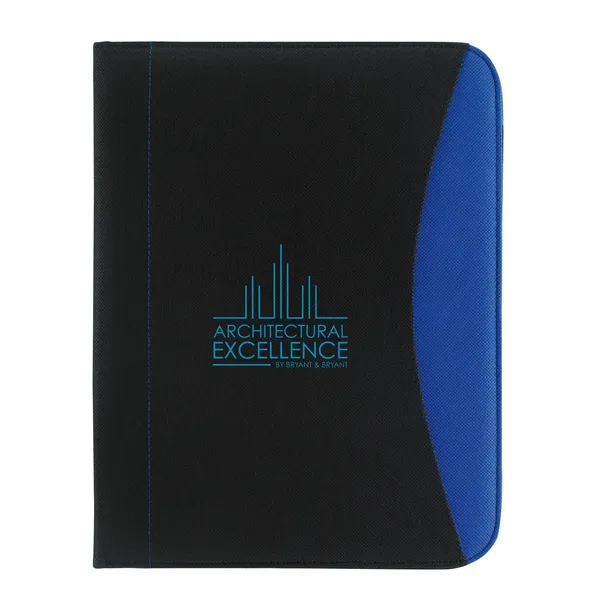 Good Value™ Non-Woven Curve Padfolio - Good Value™ Non-Woven Curve Padfolio - Image 5 of 9