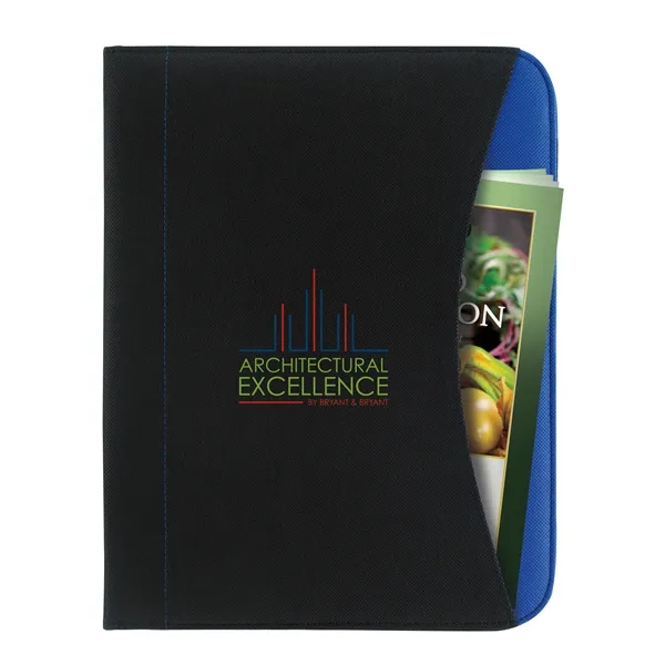 Good Value™ Non-Woven Curve Padfolio - Good Value™ Non-Woven Curve Padfolio - Image 6 of 9