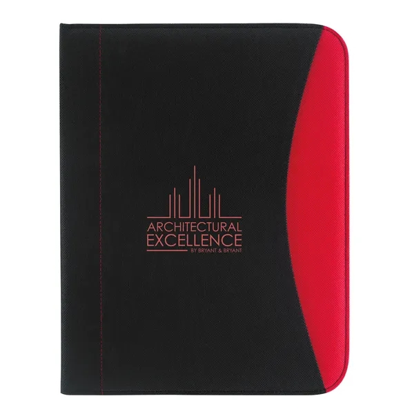 Good Value™ Non-Woven Curve Padfolio - Good Value™ Non-Woven Curve Padfolio - Image 7 of 9
