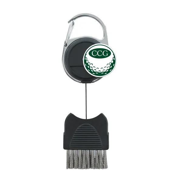 Good Value™ Golf Club Brush with Ball Marker - Good Value™ Golf Club Brush with Ball Marker - Image 5 of 6