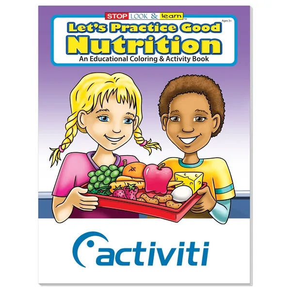 Coloring Book: Let's Practice Good Nutrition - Coloring Book: Let's Practice Good Nutrition - Image 2 of 2
