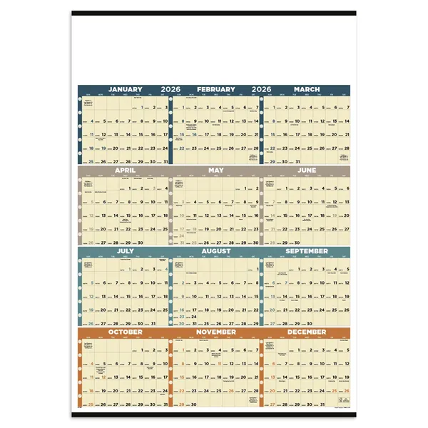 Triumph® Calendars Time Management Span-A-Year (Non-Lamin... - Triumph® Calendars Time Management Span-A-Year (Non-Lamin... - Image 5 of 5