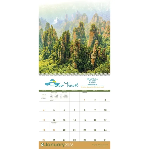 Triumph® Calendars World Scenic Calendar - Triumph® Calendars World Scenic Calendar - Image 9 of 24