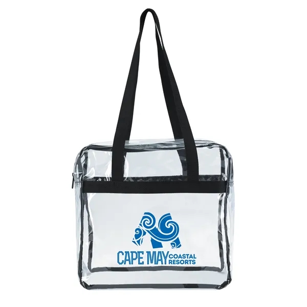 Good Value™ Clear Zippered Tote - Good Value™ Clear Zippered Tote - Image 4 of 4