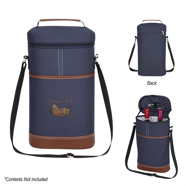 Double Wine Kooler Bag - Double Wine Kooler Bag - Image 4 of 6