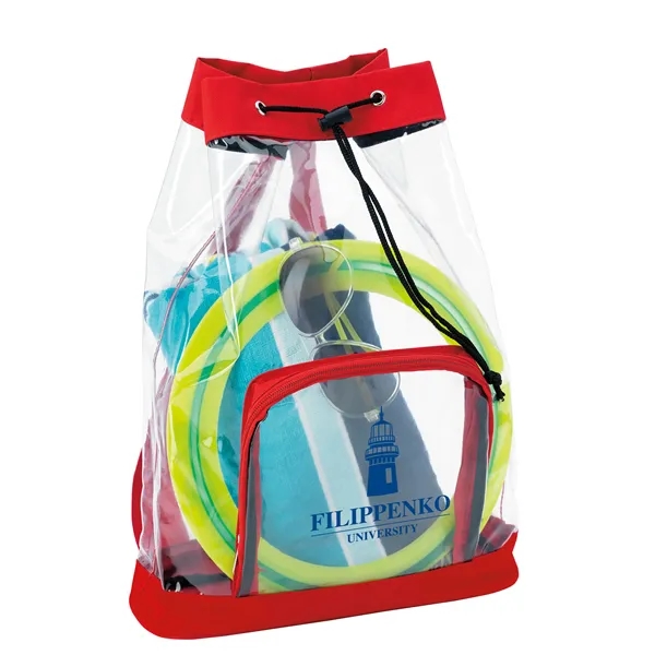 Good Value™ Clear Cinch Backpack - Good Value™ Clear Cinch Backpack - Image 9 of 9