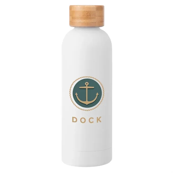 17 Oz. Blair Recycled Stainless Steel Bottle With Bamboo Lid - 17 Oz. Blair Recycled Stainless Steel Bottle With Bamboo Lid - Image 19 of 20