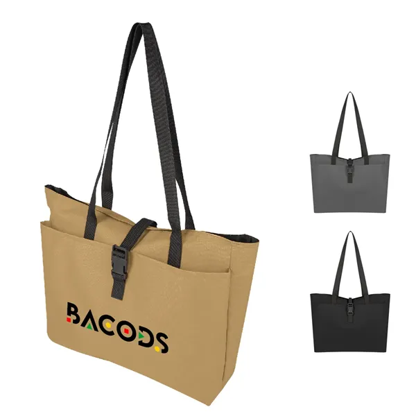 Bianca Buckle Tote Bag - Bianca Buckle Tote Bag - Image 0 of 9