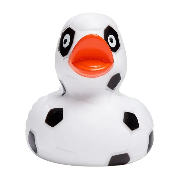 Soccer Ball Rubber Duck - Soccer Ball Rubber Duck - Image 1 of 2