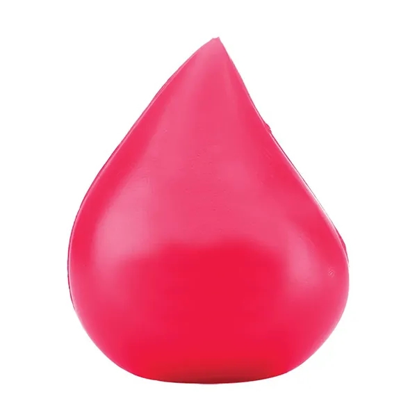 Red Blood Drop Shape Stress Ball - Red Blood Drop Shape Stress Ball - Image 1 of 2