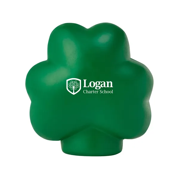 St Patrick's Day Clover Shape Stress Ball - St Patrick's Day Clover Shape Stress Ball - Image 0 of 3