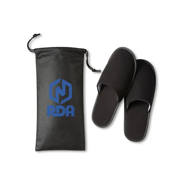 Travel Slippers In Pouch - Travel Slippers In Pouch - Image 0 of 1