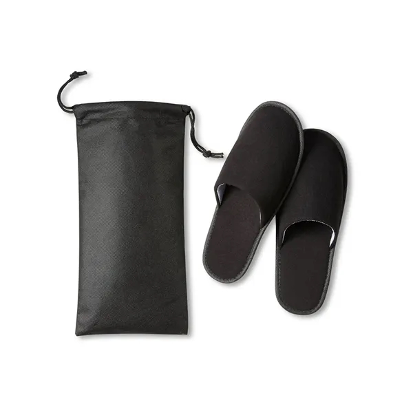 Travel Slippers In Pouch - Travel Slippers In Pouch - Image 1 of 1