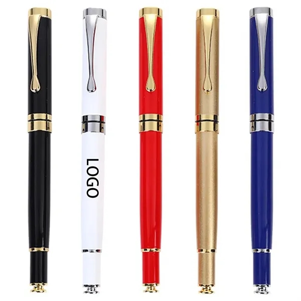 0.5mm Fine Point Metal Gel Pen - 0.5mm Fine Point Metal Gel Pen - Image 0 of 8