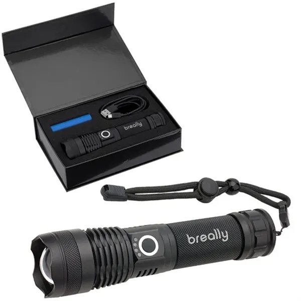 Rechargeable 15W LED Faro Flashlight - Rechargeable 15W LED Faro Flashlight - Image 0 of 2