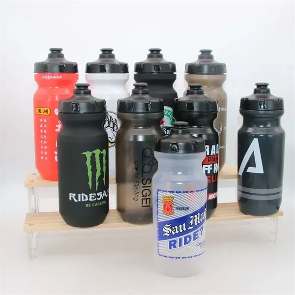 20oz Custom Plastic Squeeze Sports Water Bottle - 20oz Custom Plastic Squeeze Sports Water Bottle - Image 1 of 6