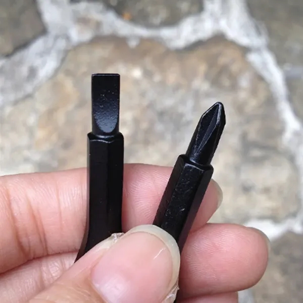 Magnetic Tips Chrome Vanadium Steel Keychain Screwdriver Set - Magnetic Tips Chrome Vanadium Steel Keychain Screwdriver Set - Image 2 of 7