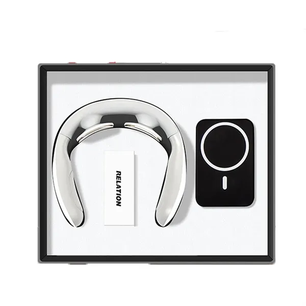 Promotional Gift Neck Massager Power Bank Set Custom Logo - Promotional Gift Neck Massager Power Bank Set Custom Logo - Image 2 of 6