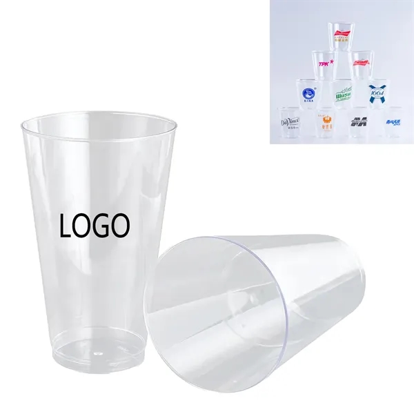10 OZ Disposable Clear hard Plastic Cups Tumblers - 10 OZ Disposable Clear hard Plastic Cups Tumblers - Image 1 of 3