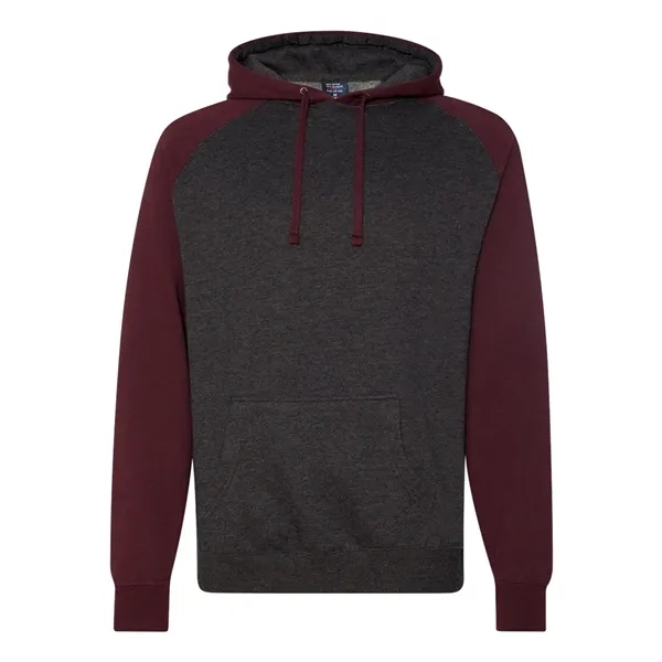 Independent Trading Co. Unisex Raglan Hooded Sweatshirt - Independent Trading Co. Unisex Raglan Hooded Sweatshirt - Image 5 of 10