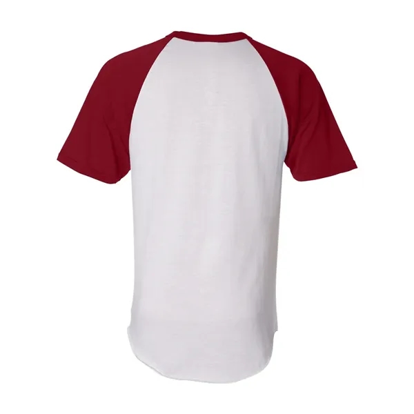 Augusta Sportswear Unisex Raglan Baseball Jersey - Augusta Sportswear Unisex Raglan Baseball Jersey - Image 38 of 42