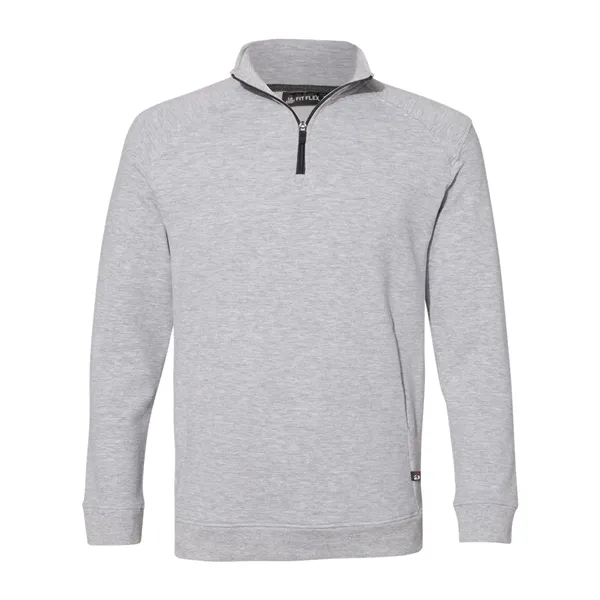 Badger Men's FitFlex French Terry Quarter-Zip Pullover - Badger Men's FitFlex French Terry Quarter-Zip Pullover - Image 7 of 12