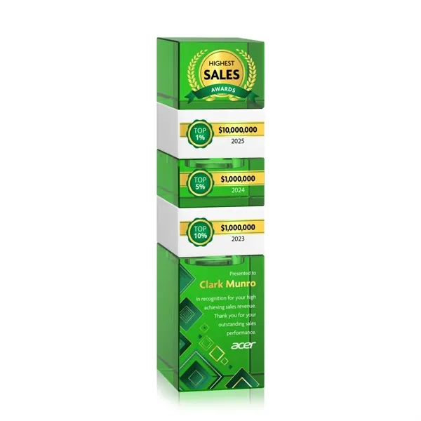Tofino Stacker VividPrint™ Award - Green