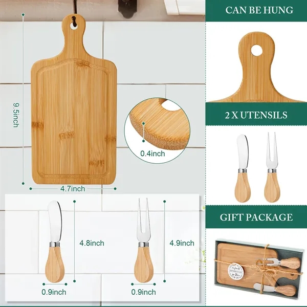 Bridal Baby Shower Cheese Prizes Wooden Square Board - Bridal Baby Shower Cheese Prizes Wooden Square Board - Image 3 of 5