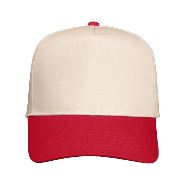 Valucap Five-Panel Twill Cap - Valucap Five-Panel Twill Cap - Image 11 of 25