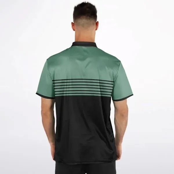 Blade Collar Polo Shirt- All Over Print - Blade Collar Polo Shirt- All Over Print - Image 1 of 3