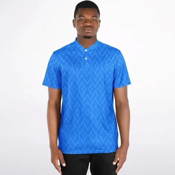 Blade Collar Polo Shirt- All Over Print - Blade Collar Polo Shirt- All Over Print - Image 2 of 3