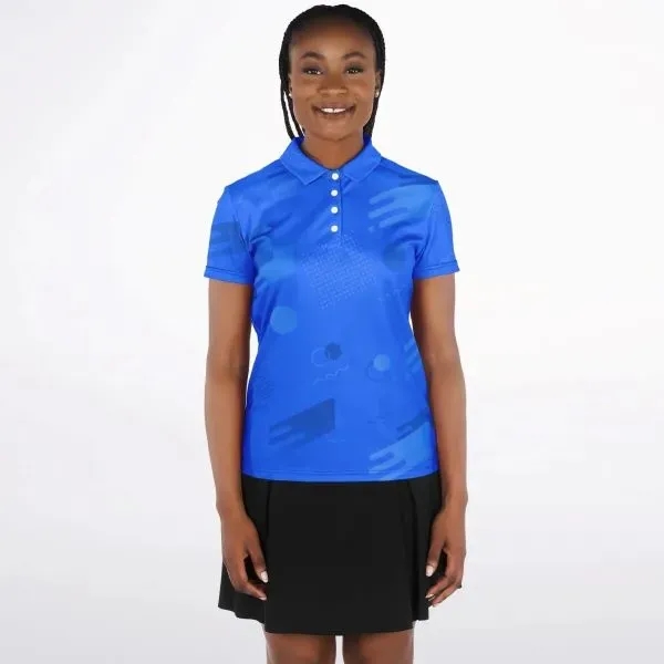 Women's Polo Shirt- All Over Print - Women's Polo Shirt- All Over Print - Image 0 of 1