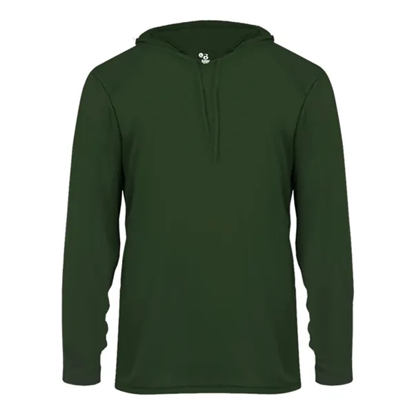 Badger Unisex B-Core Hooded Long Sleeve T-Shirt - Badger Unisex B-Core Hooded Long Sleeve T-Shirt - Image 9 of 31