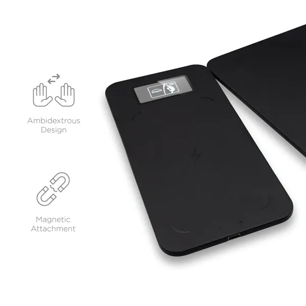 Slate, 15W Reversible Wireless Charger Mouse Pad - Slate, 15W Reversible Wireless Charger Mouse Pad - Image 2 of 7