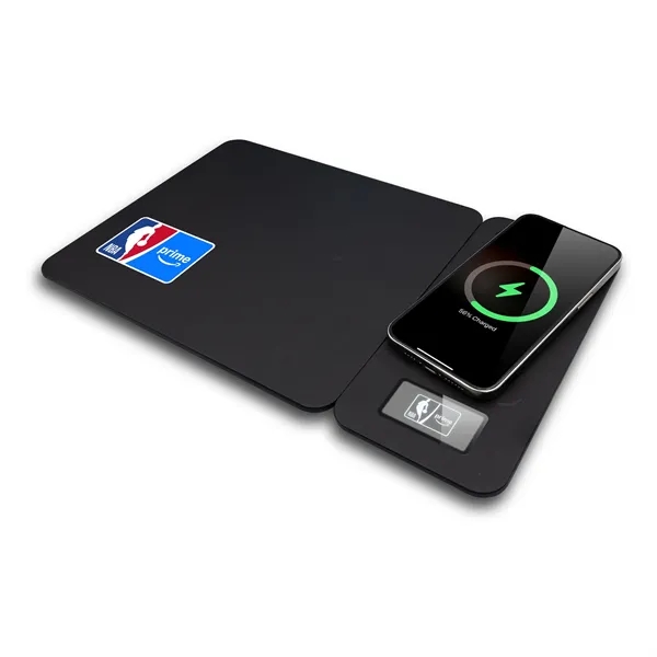 Slate, 15W Reversible Wireless Charger Mouse Pad - Slate, 15W Reversible Wireless Charger Mouse Pad - Image 0 of 7