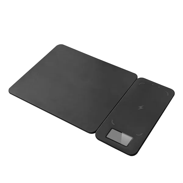 Slate, 15W Reversible Wireless Charger Mouse Pad - Slate, 15W Reversible Wireless Charger Mouse Pad - Image 1 of 7